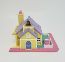Vintage 1993 Polly Pocket Bluebird School House Pollyville Toy Playset - £29.36 GBP