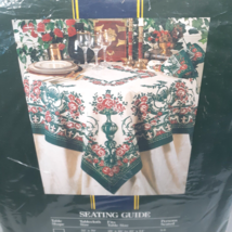 Charter Club Rococo Fabric Tablecloth 52x70&quot; Oblong Macy&#39;s Cotton Polyester - $22.44