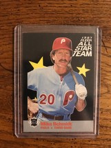 Mike Schmidt 1987 Fleer All Star Baseball Card  (0597) - £2.39 GBP