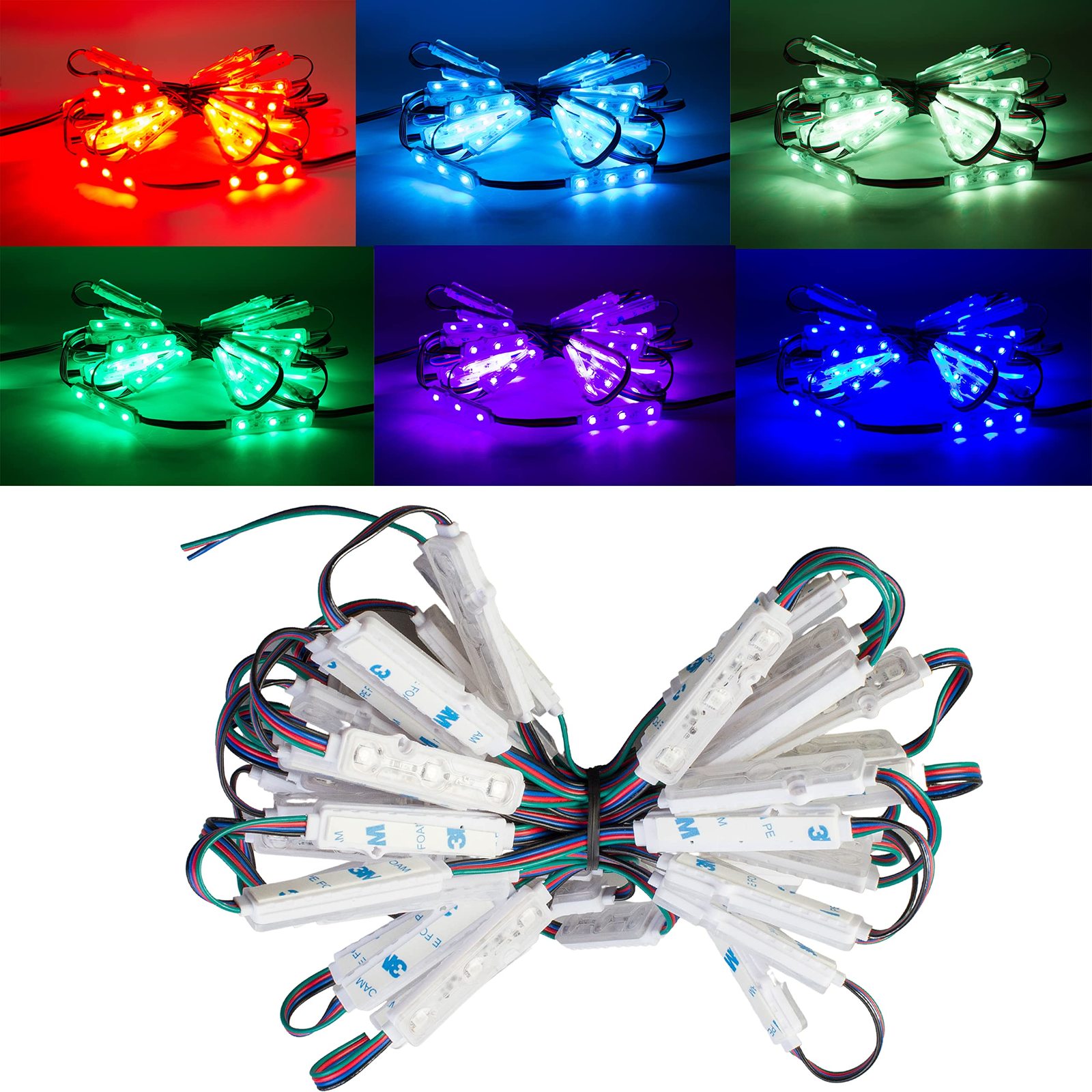 Storefront Windows LED Light, RGB Color Change Bright Multi-Color for Re... - $97.01+