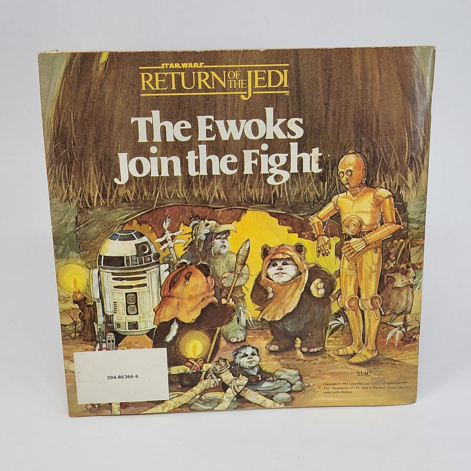 VINTAGE 1983 STAR WARS ROTJ THE EWOKS JOIN THE FIGHT PAPERBACK BOOK Item image 5
