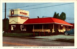Vintage POSTCARD- Hickory DRIVE-IN Restaurant Near Painesville, Ohio BK47 - £3.11 GBP