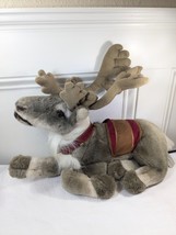 Sterling Inc Plush Christmas Reindeer Bells Laying Down Christmas Decor ... - $39.00