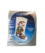 The Christmas Collection Santa's Pals Counted Cross Stitch Stocking Kit ... - $23.03