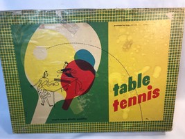Vintage Table Tennis Ping Pong Set with Box Pressman Toys Complete - $19.00