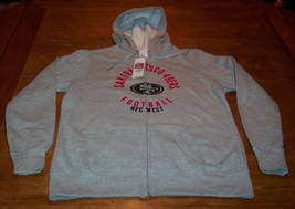 Women&#39;s Teen San Francisco 49ERS Nfl Football Hooded Sweatshirt Large New w/ Tag - £31.10 GBP