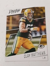 Clay Matthews Green Bay Packers 2018 Panini Prestige Card #71 - £0.78 GBP
