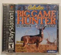 PS1 Cabelas Big Game Hunter Ultimate Challenge PlayStation 1 CIB Complete Tested - £8.56 GBP