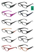 12 ASSORTED DESIGNER FASHION READING GLASSES # A powers #SUN306 styles R... - $12.30