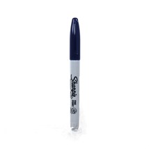 SHARPIE Fine Point Permanent Markers, Navy, 1 Count - $5.93