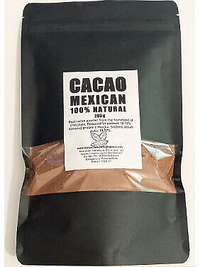 Cocoa powder criollo 100% natural 200g - $8.19