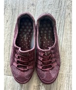 Skechers burgundy Casual Slip On Shoes Sneakers Women&#39;s Size 5 Casual Co... - $15.41 CAD