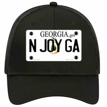 N Joy Ga Georgia Novelty Black Mesh License Plate Hat - $28.99