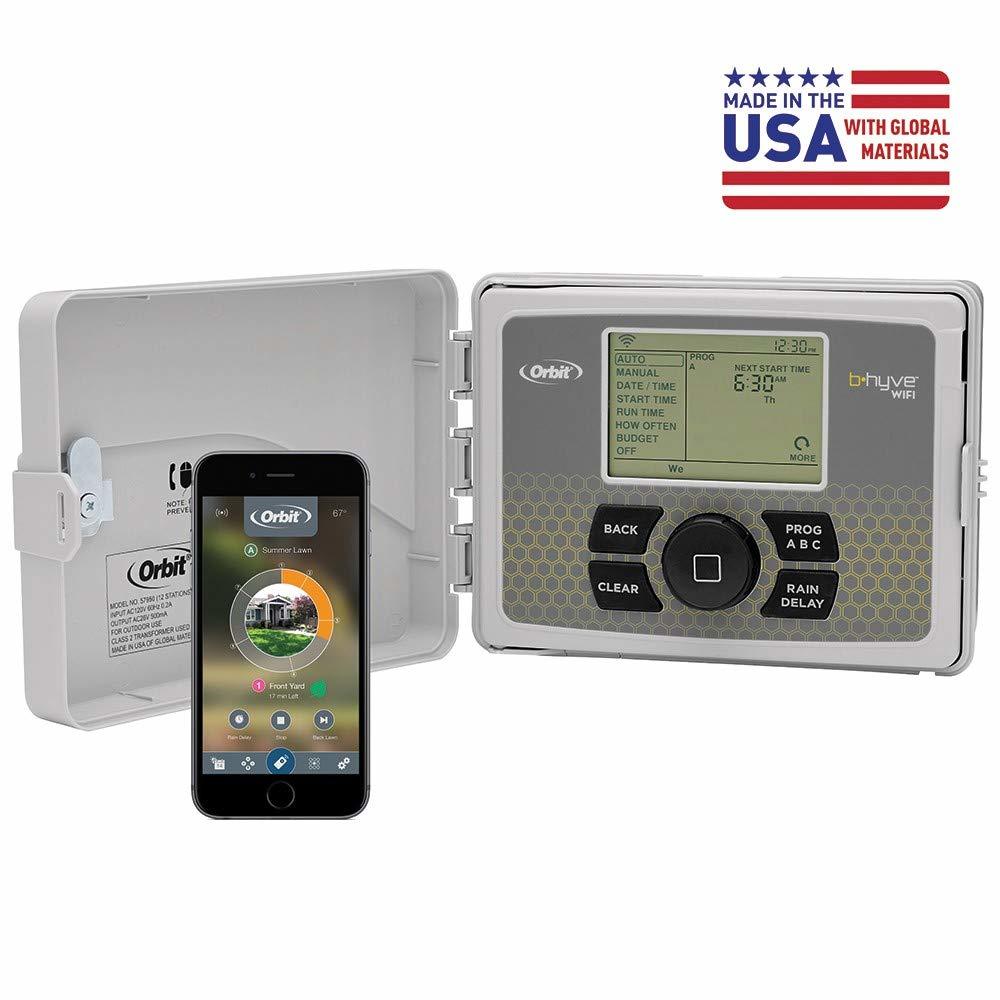 6-Station, Alexa-Compatible Orbit 57946 B-Hyve Smart 6-Zone Indoor/Outdoor - $111.94