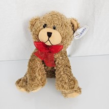 2004 Y2K Vintage Wishpets Linda Stuffed Plush Small Brown Tan Teddy Bear... - £59.27 GBP
