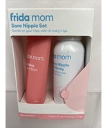 Frida Mom Sore Nipple Set Cracked Nipple Saline Spray &amp; No-Mess Creme Balm - £7.94 GBP