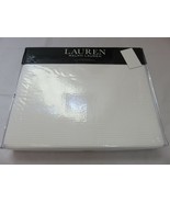 Ralph Lauren Nora Herringbone Full Queen Coverlet White $250 - $170.62 CAD