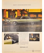 CHRYSLER IMPERIAL 1967 - Classic Car - Formal  -  1966 Vintage Print Ad - $16.28 CAD