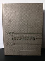 1958 Military Academy Hardcover Yearbook Howitzer West Point Cadet Vintage Book - £31.29 GBP