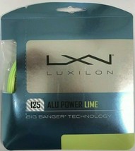 Luxilon - WRX990240 - L.E. Alu Power 125/16L Tennis Racque String Set - LIME - £22.08 GBP