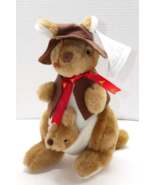 Australian Made Plush Soft Animal Toy Stuffed Australia Kangaroo Joey So... - £10.21 GBP