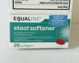 6 X Equaline Stool Softener 100 mg Laxative Docusate Sodium 25 Softgels ... - £25.55 GBP