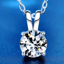 ASQ 1ct Lab Diamond Necklace - £174.24 GBP