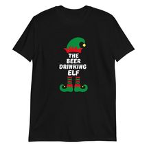 The Beer Drinking Elf Funny Christmas T-Shirt | Matching Christmas Elf Group Gif - £14.45 GBP+