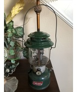 Vtg 1972 Coleman 220F Double Mantle Camping Lantern - Green 10-72 Untested - £25.82 GBP