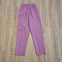 BonWorth Pull On Elastic Waist Purple Pants ~ Sz XS ~ High Rise ~ 28.5&quot; ... - £17.69 GBP