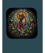 Magnet – Stained Glass Cat Design – Waterproof &amp; Artistic - $86.34 MXN