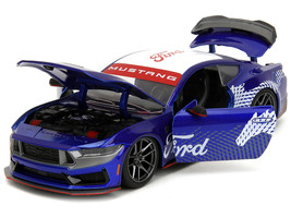 2024 Ford Mustang Dark House Candy Blue with White Top and &quot;Mustang Horse Graphi - £31.84 GBP