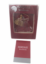 Glass Christmas Noel Bell Ornament Our First Christmas 2008 Marquis By Waterford - £10.90 GBP
