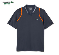 Lacoste Daniil Medvedev Polo Men&#39;s Tennis T-Shirts Slim-Fit Sports DH1961-53G - £107.59 GBP