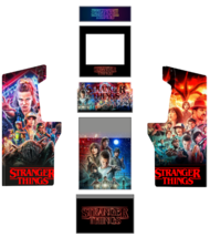 Arcade1up Legacy,Arcade 1up Stranger Things arcade design Artwork Vinyl Graphic - £52.47 GBP+