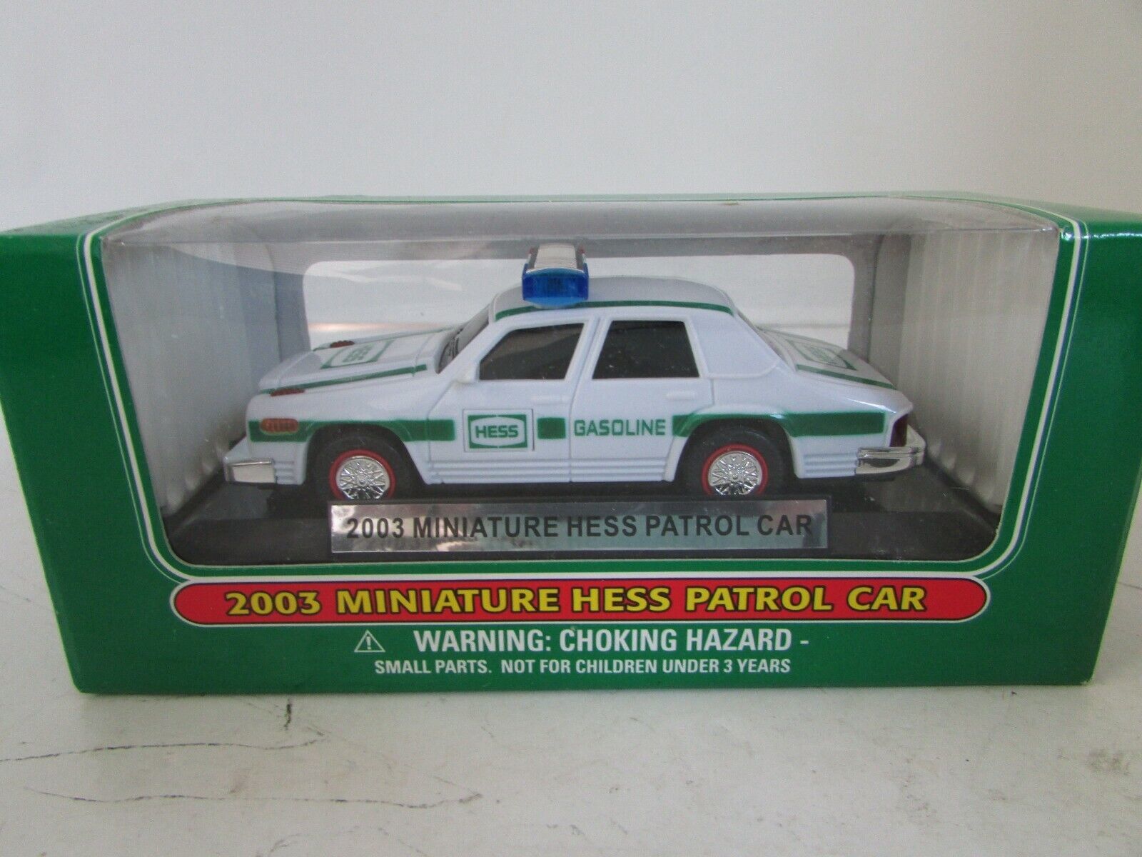 HESS 2003 MINIATURE HESS PATROL CAR LIGHTS UP BOXED S1 - £5.04 GBP