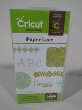 Cricut Paper Lace Art Cartridge Craft Complete Link Status Unknown - £9.59 GBP