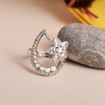 925 Sterling Silver Flower Dream Ring - £51.95 GBP