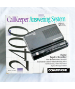Callkeeper Conairphone Answering System TAD2400B Black Great Cond Tested - $14.10