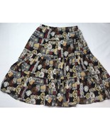 Christopher Banks A Line Full Length Skirt Tribal Sz S Colorful Floral Boho - £20.19 GBP