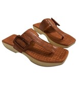 Anthropologie Kelsi Dagger Sandal Size 7 Brooklyn Swag Thong Suede Brown... - $76.39 CAD