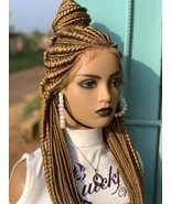 Lace Frontal Knotless Wig, Cornrow Braids, Wig For Black Women, Full Lac... - £134.82 GBP