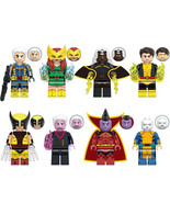 Super Heroes Wolverine Gladiator Storm Jean Grey 8pcs Minifigures Buildi... - $26.65 CAD