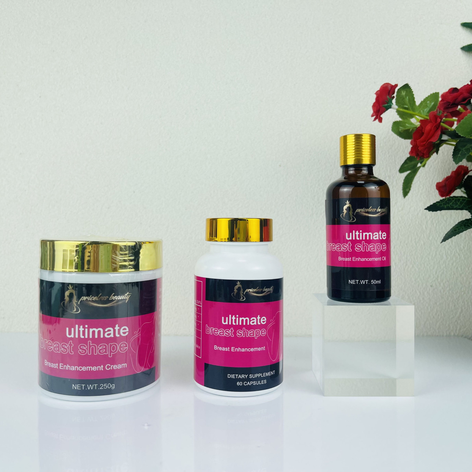 Ultimate breast cream capsule and serum