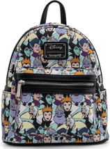 Loungefly Disney Villains Pastel All Over Placement Mini Backpack - £97.43 GBP