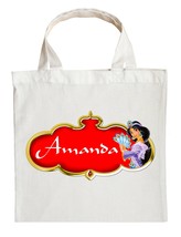 Princess Jasmine Trick or Treat Bag - Personalized Aladdin Halloween Bag - £10.44 GBP