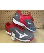 New Mizuno 9-Spike Adv Swagger 2 Low Metal Baseball Cleat 320480 Red Gra... - $91.22 CAD