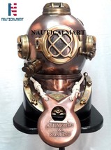 18 inch US Navy Mark V Deep Sea Scuba Antique Divers Diving Helmet - $499.00