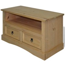 vidaXL Brown Solid Pine Rectangular TV Storage Cabinet 40" Wide - $3,035.06 MXN