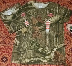 Two (2) ~MOSSY OAK ~ Break Up Infinity ~ Ladies&#39; Medium ~ Short Sleeve ~... - £11.46 GBP